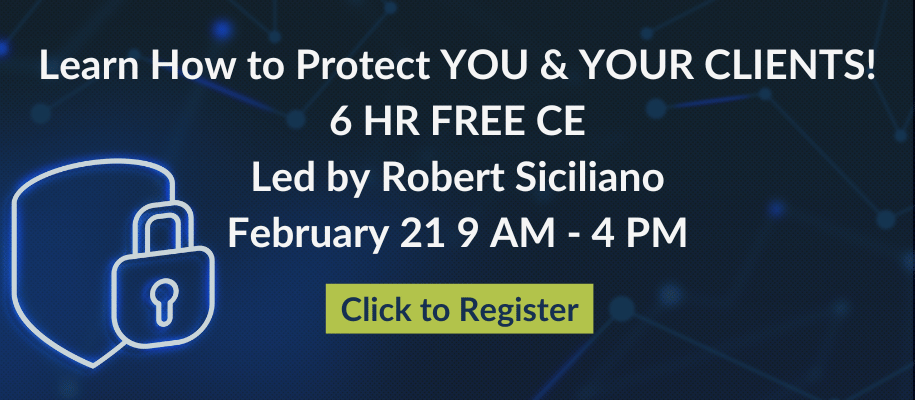 Stay Ahead of Scams in Real Estate! Protect YOU and YOUR CLIENTS! 6 HR FREE CE