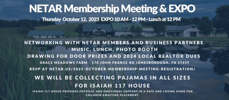 2023 Netar Membership Meeting And Expo Northeast Tennessee Association Of Realtors® 3948