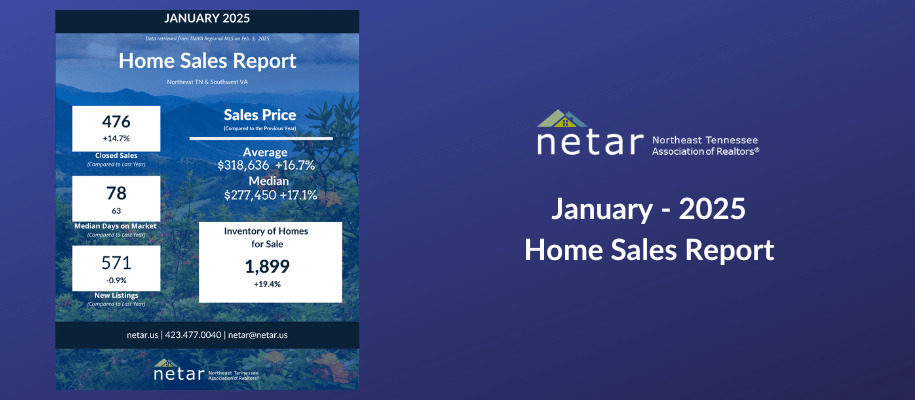 Jan 2025 Home Sales Report Banner